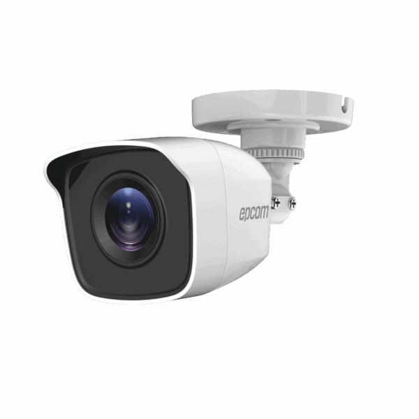 Bala TURBOHD 5 Megapíxel / Lente 2.8mm (85° de Visión) / Exterior IP66 / IR EXIR 20 mts / TVI-AHD-CVI-CVBS / Metal