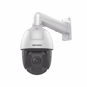 PTZ IP 4 Megapixel / 25X Zoom / 150 mts IR / DARKFIGHTER / ACUSENSE (Evita Falsas Alarmas) / Exterior IP66 / WDR 120 dB / PoE+ / Alarmas y Audio I/O / Micro SD / Metal / 24 VCA