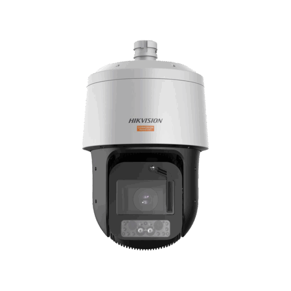 PTZ IP 4 Megapixel / 42X Zoom / Dual Light (500 mts IR / 100 mts Luz Blanca) / Polimero Anticorrosivo (Ideal para Zonas Costeras o Alta Salinidad) / AutoSeguimiento / DARKFIGHTER / EIS / Exterior IP67 / NEMA 4X / C5 / Wiper / Micro SD