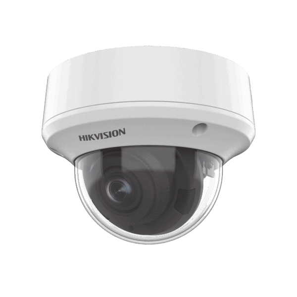 Domo TURBOHD 5 Megapixel / Lente Motorizado 2.7 - 13.5 mm / IR EXIR 40 mts / TVI-AHD-CVI-CVBS / IK10 / IP67 / dWDR / 12 Vcc / 24 VCA