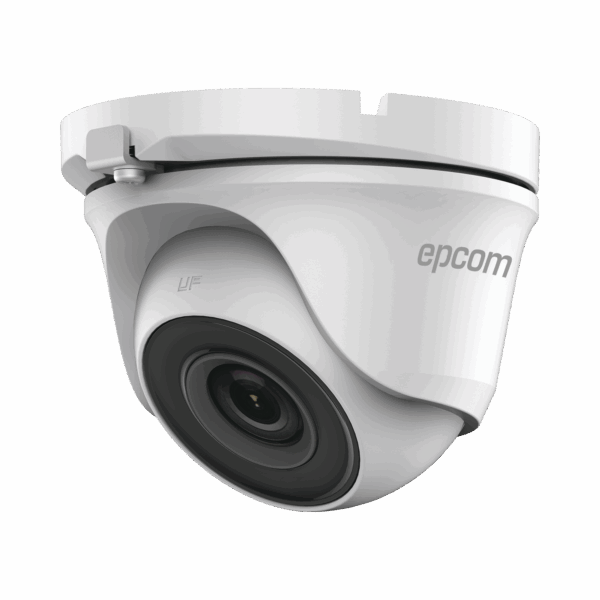 Turret TURBOHD 5 Megapíxel / 85° de Visión / Lente 2.8 mm / Exterior IP66 / IR EXIR 20 mts / TVI-AHD-CVI-CVBS / Metal