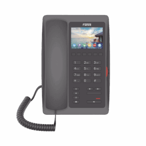 (H5W Color Negro)Teléfono IP WiFi para Hotelería, profesiona...