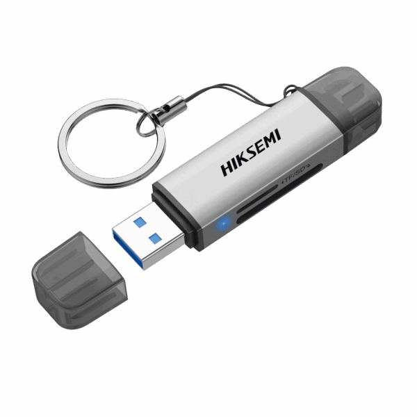 Lector de Tarjetas 2 en 1 / Conector Dual USB-A  y USB-C / Soporta SD y Micro SD