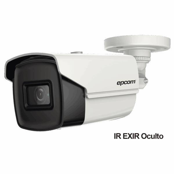 Bala TURBOHD 4K (8 Megapixeles) / Gran Angular 102º / Lente 2.8 mm / Exterior IP67 / IR EXIR 60 mts / dWDR