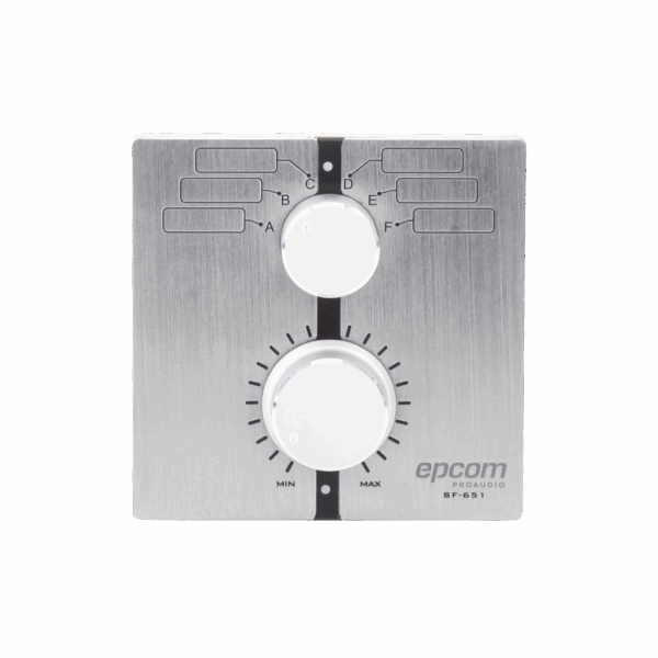 Control de  Volumen Remoto con Selector de Canales ???Compatible con Amplificador SF2240UC - SF4240UC