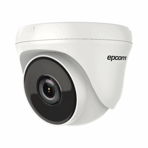 Turret TURBOHD 5 Megapíxel / 85° de Visión / Lente 2.8 mm / Interior / IR EXIR 20 mts / TVI-AHD-CVI-CVBS / Policarbonato