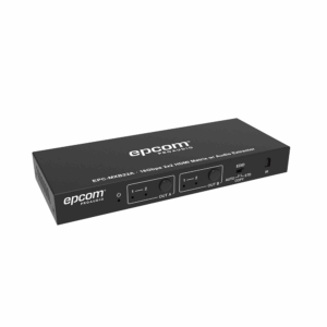 Matricial HDMI | 2×2 | 4K2K@60Hz | HDR | YCbCr 4:4:4 | EDID Auto | Extractor de Audio | Salida de audio análoga y digitalizados | HDCP 2.2 | 18 Gbps