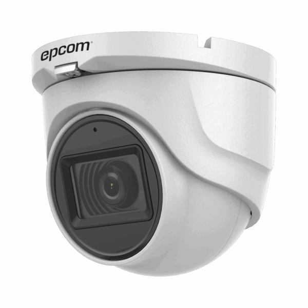 AUDIO POR COAXITRON / Turret TURBOHD 5 Megapixel / Angulo de vision 85.5° / Lente 2.8 mm / 30 mts IR EXIR / Exterior IP67 / 4 Tecnologías / dWDR