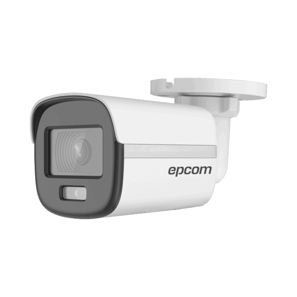 [ColorVu] Bala TURBOHD 3K (5 Megapixel) / Lente 2.8 mm / Micrófono Integrado / Imagen a Color 24/7  / Luz Blanca 20 mts / Exterior IP67 / dWDR / 4 Tecnologías / Metal