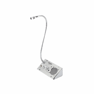 Sistema de Intercomunicación | Ideal para Ventanillas | Audio de voz de dos vías | 12V/1A 2W | Micrófono Interior + Micrófono Exterior