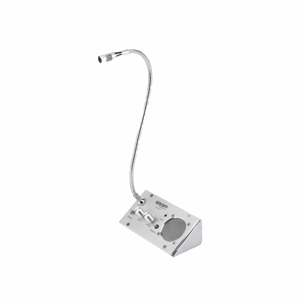 Sistema de Intercomunicación | Ideal para Ventanillas | Audio de voz de dos vías | 12V/1A 2W | Micrófono Interior + Micrófono Exterior