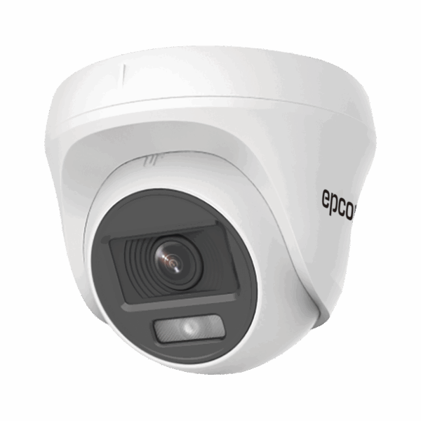 Turret TURBOHD 2 Megapíxel (1080p) / Imagen a color 24/7 / Lente 2.8 mm / Policarbonato / Luz Blanca 20 mts / Interior / Microfono Integrado / TVI-AHD-CVI-CVBS / dWDR