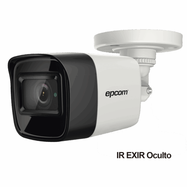 Bala TURBOHD 4K (8 Megapixel) / Gran Angular 102° / Lente 2.8 mm / Exterior IP67 / IR EXIR 30 mts / dWDR