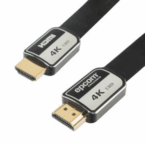 Cable HDMI de 10m | Alta Definición | Version 2.0 | Alta velocidad 18Gbps | 4K@60Hz | Conectores Chapados en Oro | Tipo Plano