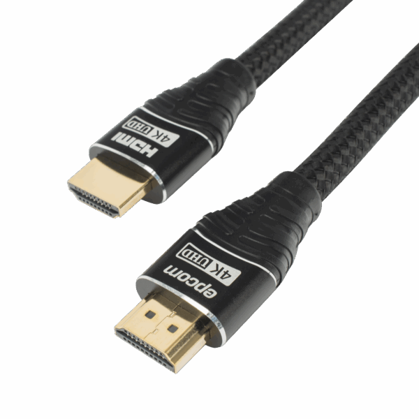 Cable HDMI de 3m | Alta Definición | Longitud | Version 2.0 | Alta velocidad 18Gbps | 4K@60Hz | Conectores Chapados en Oro | Tipo Redondo
