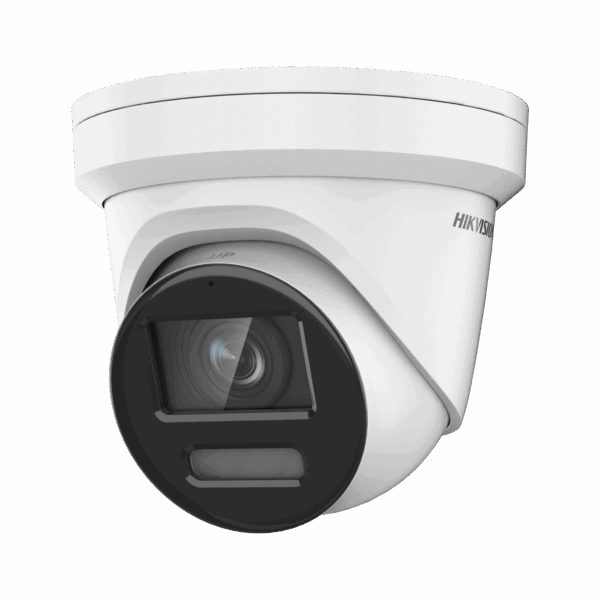 Turret IP 8 Megapixel / Imagen a color 24/7 / Lente 2.8 mm / Micrófono Integrado /Luz Blanca 40 mts / Exterior IP67 / Micrófono Integrado / WDR 130 dB / Entrada y salida de Audio y Alarma / Onvif / MicroSD