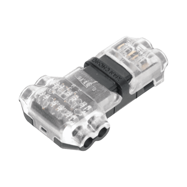 Conector en forma de T para 2 Contactos / Para una Conexión Rápida