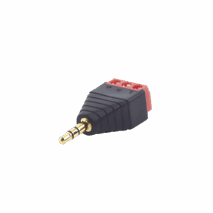 Conector de audio de 3.5mm macho a terminal de tornillo de 3 pines