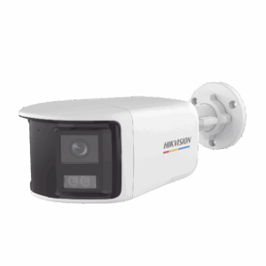 [ColorVu + Dual Light + Panoramica] Bala TURBOHD 3K (5 Megapixel) / Micrófono Integrado / Angulo de visión 180° / Imagen a Color 24/7 / 40 mts Luz Blanca + 40 mts IR / Exterior IP67 / WDR