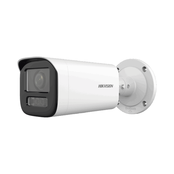 Bala IP 4 Megapíxel / Lente Motorizado 2.7 a 13.5 mm / Dual Light (50 mts IR + 50 mts Luz Blanca)   / Exterior IP67 / WDR 120 dB / PoE / ONVIF / Micro SD