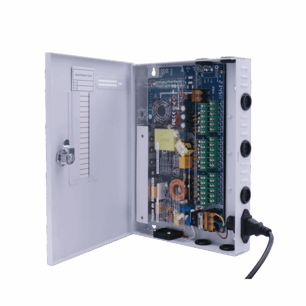 Fuente PREMIUM / 11-15 V / 18 canales / 20 A / Alta tecnología en seguridad / Doble ventilador / Hasta 1.8 Amperes por Salida / Filtro de ruido por canal / Diseño de alta gama.