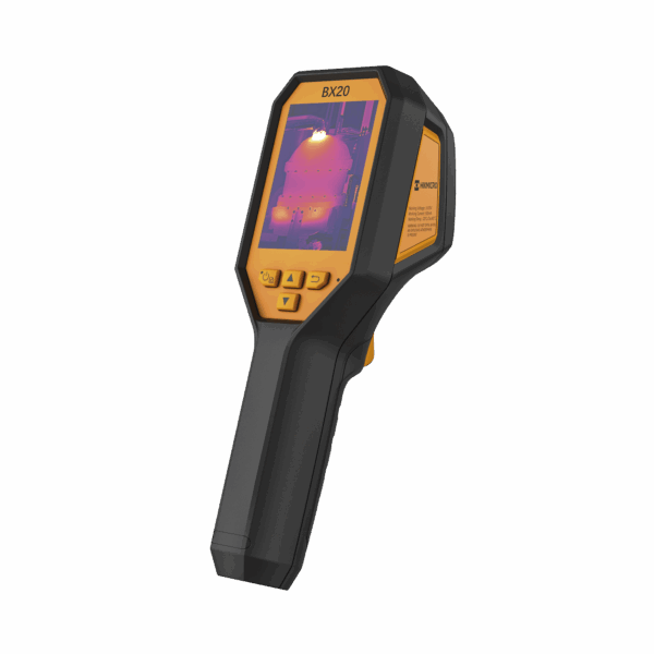 BX20 - Cámara Termográfica Portátil Antiexplosión ATEX / Dual / Lente Térmico 6.9 mm (256 x 192) / Lente Óptico (8 Megapixel) / WiFi / IP54 / z MicroSD hasta 64 Gb  / Hasta 6 Horas de Funcionamiento Continuo