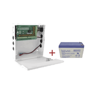 Kit / Fuente con 18 salidas / 20 Amperes totales / Ajuste de voltaje de 11-15 V / 20 A modelo PLK12DC20ABK / + Batería incluída LK712