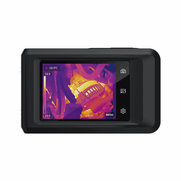POCKET2 - Cámara Termográfica Portátil Lente 3.5 mm (256 × 192) / WiFi / IP54 / Memoria interna 16 Gb / Hasta 4 Horas de Funcionamiento Continuo