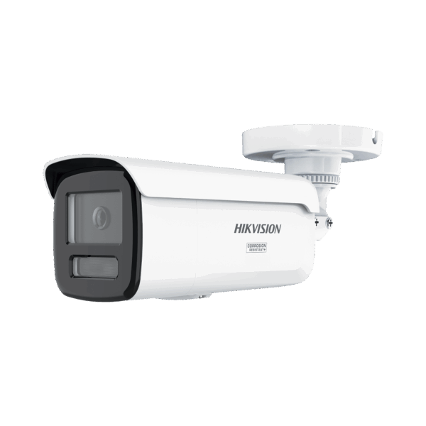 [Dual Light + ColorVu 3.0 + HikAI] Bala IP 6 Megapixel / Lente 4 mm / 60 mts IR + Luz Blanca / Exterior IP67 / Estrobo Azul y Rojo / WDR 130 dB / ACUSENSE 3.0 / Metal / NEMA 4X / ACUSEARCH