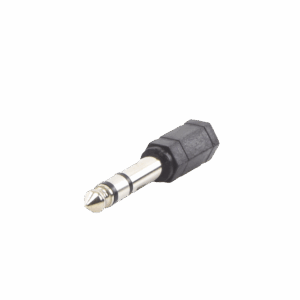 Adaptador de audio 3.5mm hembra a 6.3mm macho (Audio estereo)