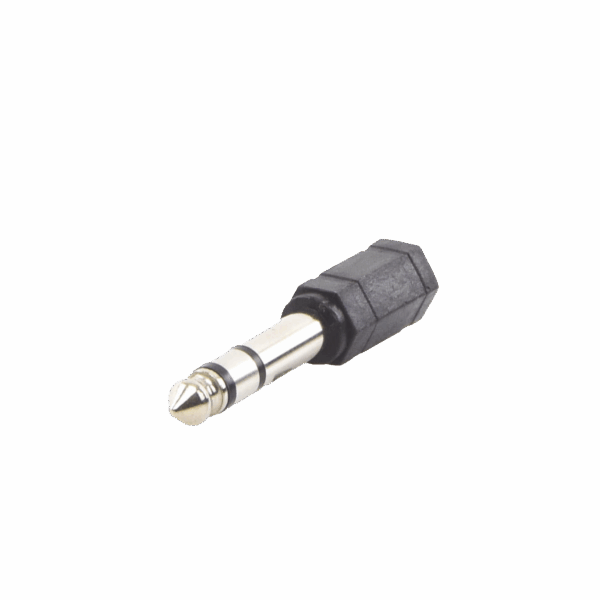 Adaptador de audio 3.5mm hembra a 6.3mm macho (Audio estereo)