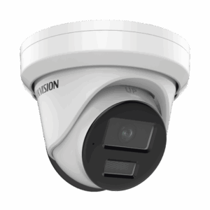 Turret IP 4 Megapixel / Lente 2.8 mm / 40 mts IR / Exterior IP67 / DARKFIGHTER / Audio y Alarma I/O / PoE / ONVIF / Micro SD / 4 Analíticos: AcuSense, Deteccion Facial, Conteo de Personas por Cruce y Zona