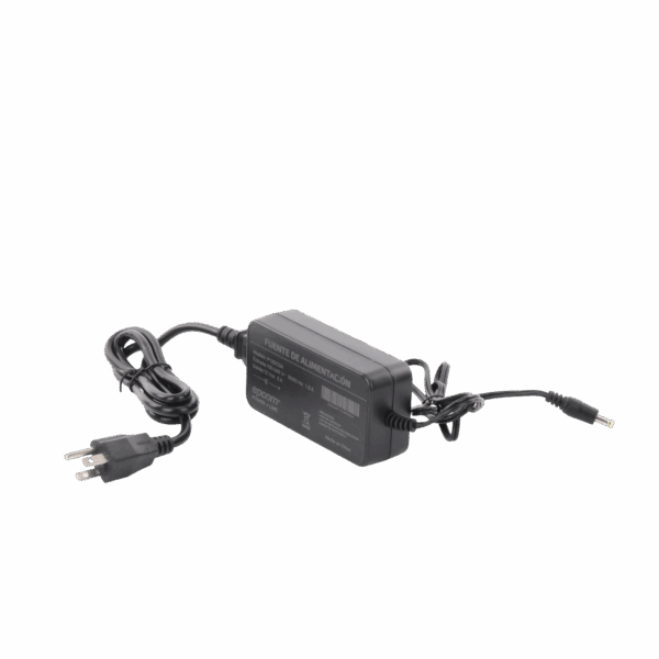 Adaptador de Pared con Cables de Extensión para Mayor Alcance 12 Vcc / 5 Amperes / Profesional / 0.5 metros a la toma de alimentación / 0.5 metros a la conexión del dispositivo