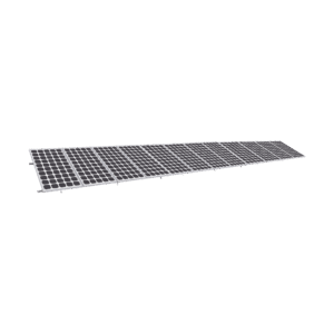Montaje para Panel Solar, Riel “8” de 5400mm para Módulos con Espesor de 35mm, Velocidad de Viento Máx. 136km/h (20° a 45°)
