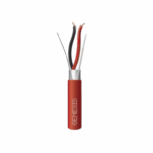 Bobina de Alambre 152 Metros / 2 x 16 AWG Blindado / PLENUM / Para Alarmas de Incendio