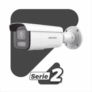 [Dual Light + 2 Micrófonos Integrados] Bala IP 2 Megapixel / Lente Mot. 2.8 a 12 mm / 60 mts Luz Blanca + 60 mts IR / ACUSENSE / Exterior IP67 / IK10 / WDR 120 dB / PoE+ / ONVIF / Alarmas I/O / Micro SD / Metal / IK10 / ACUSEARCH