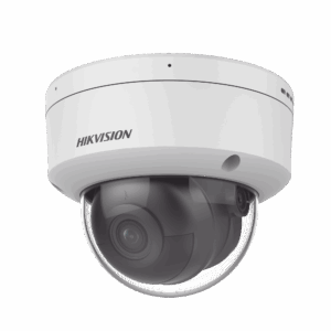 Domo IP 4 Megapixel / Lente 2.8 mm / 40 mts IR / Exterior IP67 / IK10 / Microfono Integrado / DARKFIGHTER / Audio y Alarma I/O / PoE / ONVIF / Micro SD / 4 Analíticos: AcuSense, Detección Facial, Conteo de Personas por Cruce y Zona