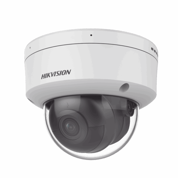 Domo IP 4 Megapixel / Lente 2.8 mm / 40 mts IR / Exterior IP67 / IK10 / Microfono Integrado / DARKFIGHTER / Audio y Alarma I/O / PoE / ONVIF / Micro SD / 4 Analíticos: AcuSense, Detección Facial, Conteo de Personas por Cruce y Zona