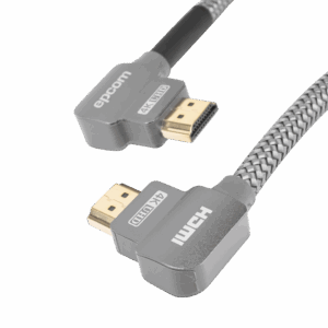 Cable HDMI Angulo 90º| 2m | Alta Definición | Version 2.0 | Alta velocidad 18Gbps | 4K@60Hz |