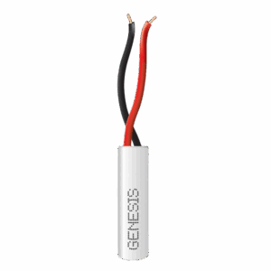Bobina de 305 Metros / Alambre de Cobre 2 x 22 AWG / Tipo Alarmas CMR-CL3R / Riser / Color Blanco / Para Aplicaciones de Alarmas de Intrusión / Automatización