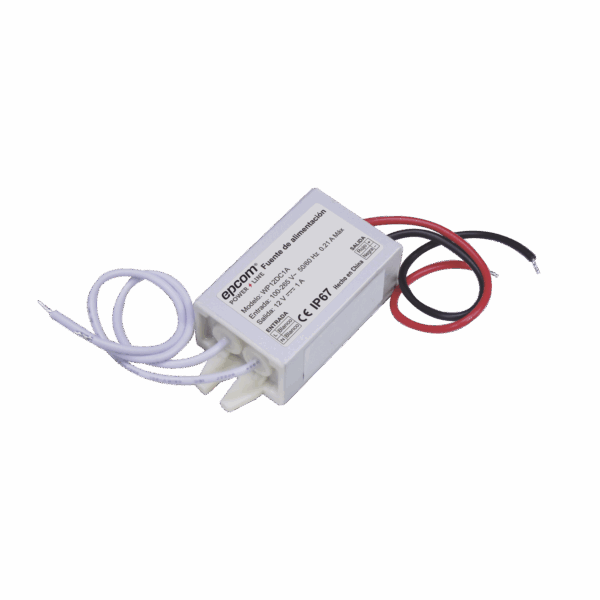 Fuente 12 V / 1 Amper / Waterproof / Intemperie grado IP67