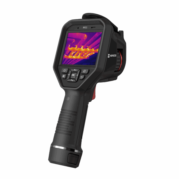M11 - Cámara Termográfica Portátil Dual / Lente Térmico 6.2 mm (160 x 120) / Lente Óptico (8 Megapixel) / Pantalla Táctil 3.5" / WiFi / IP54 / Ranura MicroSD hasta 128Gb / Hasta 5 Horas de Funcionamiento Cont