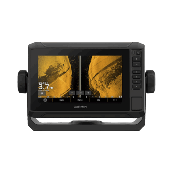 ECHOMAP UHD2 72sv con mapa base precargado, puerto de conexión NMEA 2000, sonda SIDEVÜ, CLEARVÜ Y CHIRP tradicional. no incluye transductor.
