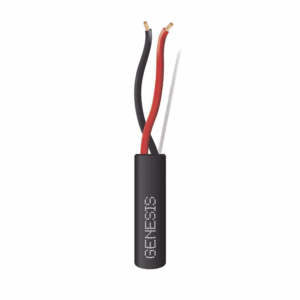 Bobina de Cable 305 Metros / 2 x 14 AWG tipo FPL / Cable Direct Burial / Color Negro / Para uso en Intemperie / Uso en Aplicaciones en Sistemas de Detección de Incendio y Sistemas de Evacuación