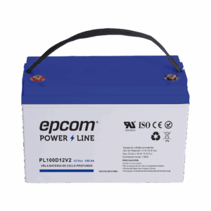 Batería 12 Vcc / 100 Ah / UL / Tecnología AGM-VRLA / CICLO PROFUNDO / Para uso en aplicaciones fotovoltaicas y de emergencia  / Terminales T4
