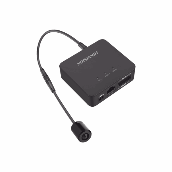 Pinhole IP 2 Megapixel / Lente 3.7 mm / 2 Mts Cable / PoE / Ideal para Cajeros Automáticos (ATM) / WDR / Micro SD / Cámara Tipo Cilindro