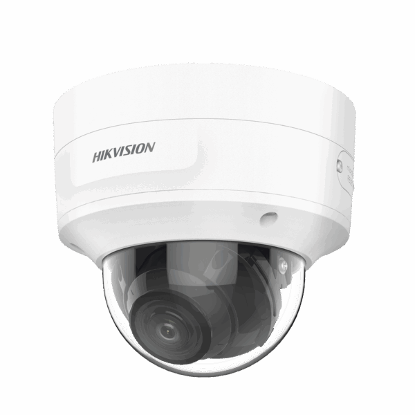 Domo IP 4 Megapixel / Lente Mot. 2.7 a 13.5 mm / 40 mts IR EXIR / Exterior IP66 / IK10 / DARKFIGHTER / Audio y Alarma I/O / PoE+ / ONVIF / Micro SD / 4 Analíticos: AcuSense, Deteccion Facial, Conteo de Personas por Cruce y Zona