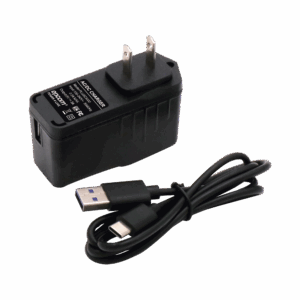 Adaptador de pared de 5 Vcc, @ 3 A con micro-USB tipo C
