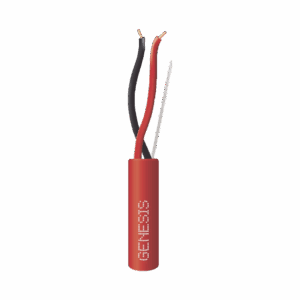 Bobina de 152 Metros de Alambre / 2 x 18 AWG / Riser / Resistente al Fuego / Color Rojo / Tipo FPLR- CL3R – C(UL) -FT4 / Para Sistemas Contra Incendio o Sistemas de Evacuación
