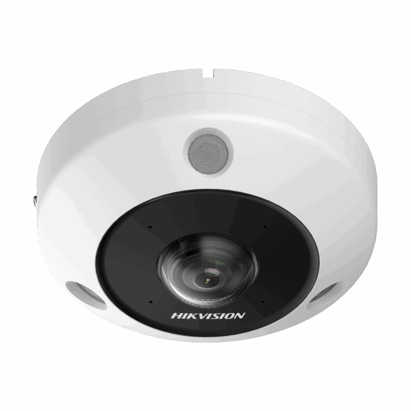 Fisheye IP 6 Megapixel / 180° - 360° / Dewarping / Heat Map / HEOP 2.0 / Conteo de Personas / IP67 / IK10 / 15 mts IR / Entrada y Salida de Audio y Alarma / Múltiples Vistas / Micrófono Integrado